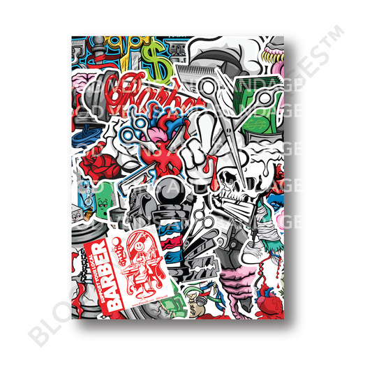 Sticker Bomb Poster - 18in x 24in