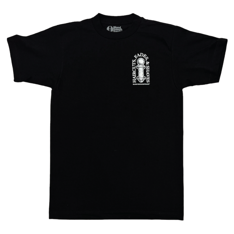 Haircuts Fades and Shaves Shirt - BLACK