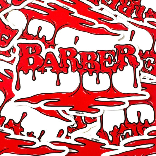 Bloody Barber Sticker