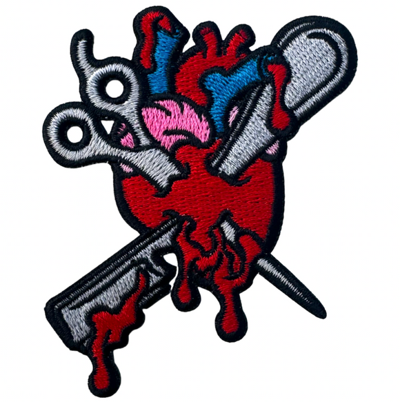 Barber Surgeon Iron on Patch