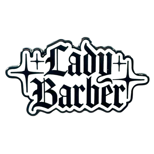 OG Lady Barber Pin - Black & White