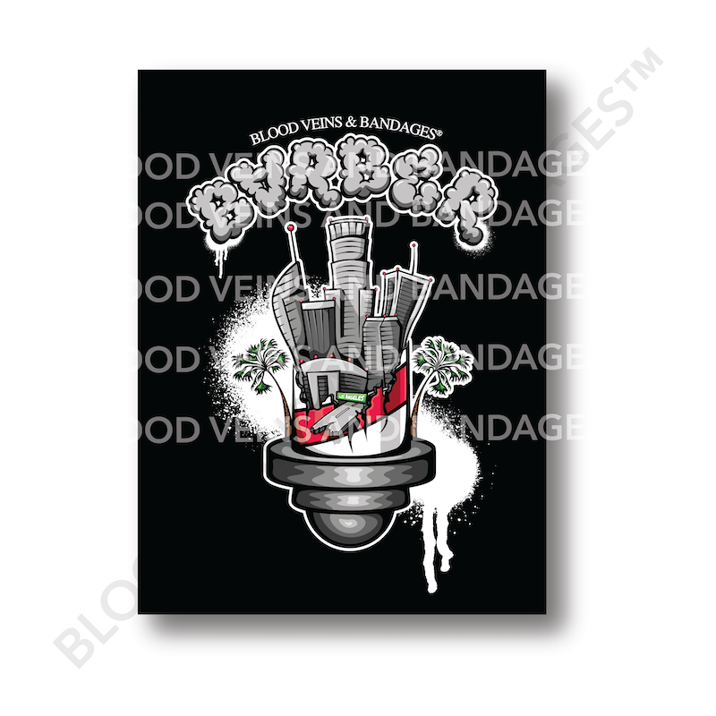 LA City Barber Poster - 18in x 24in