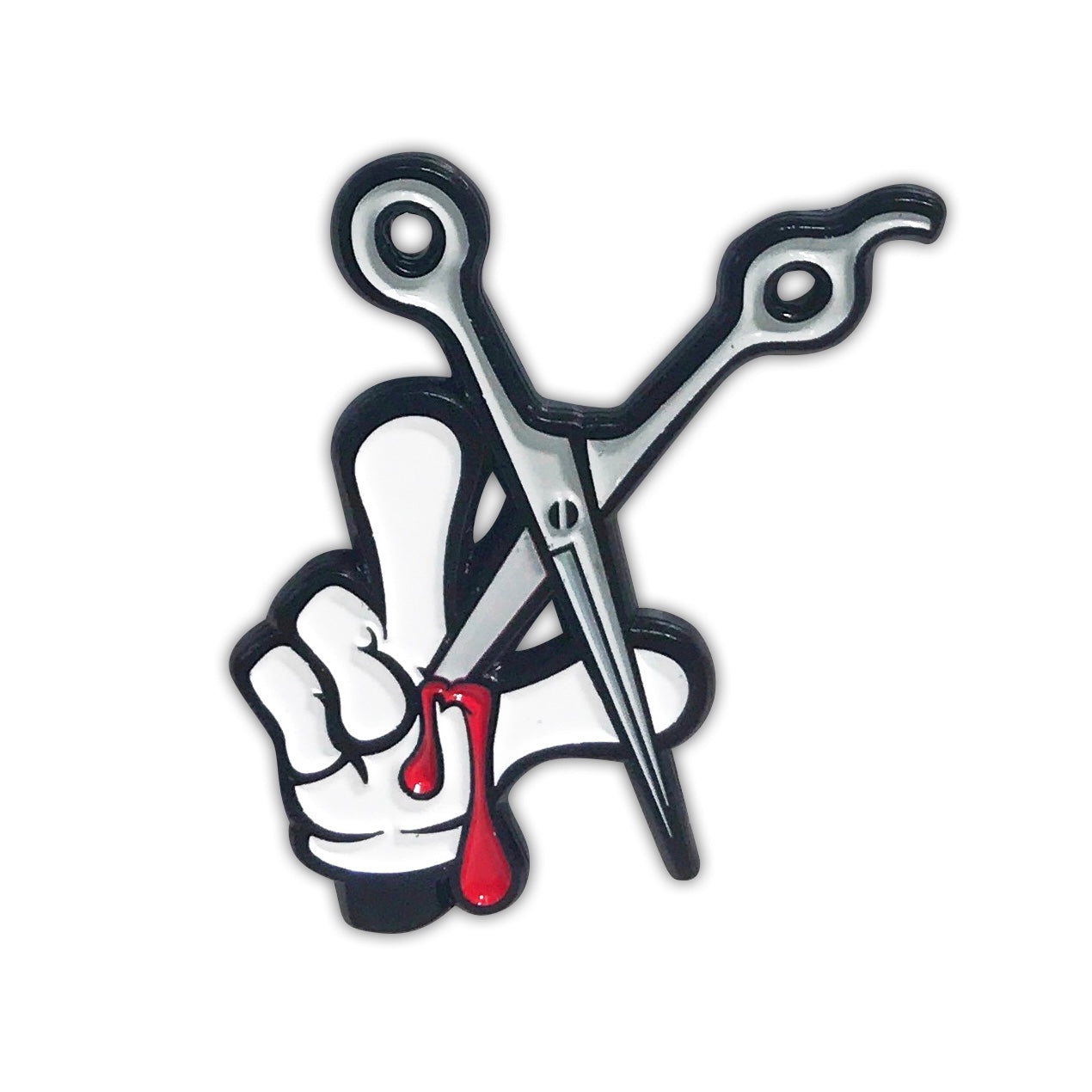 Los Angeles Shears Barber Pin