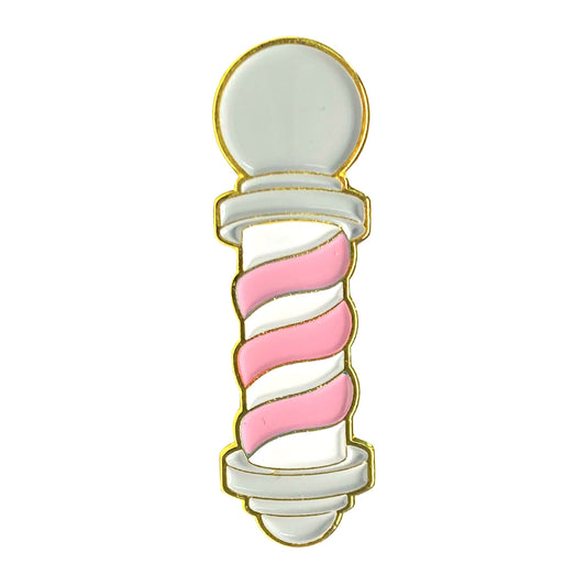 Barber's Pole Pin (Pink/Gold)