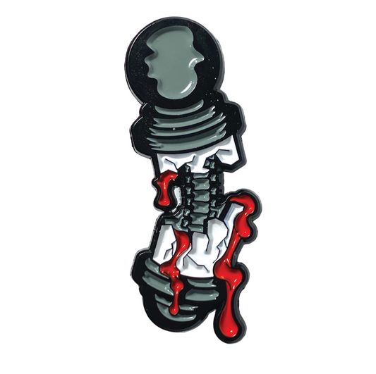 Spine Anatomy Barber Pin